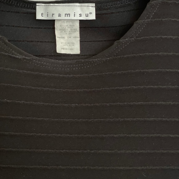 Tiramisu black stretchy top - Picture 2 of 2